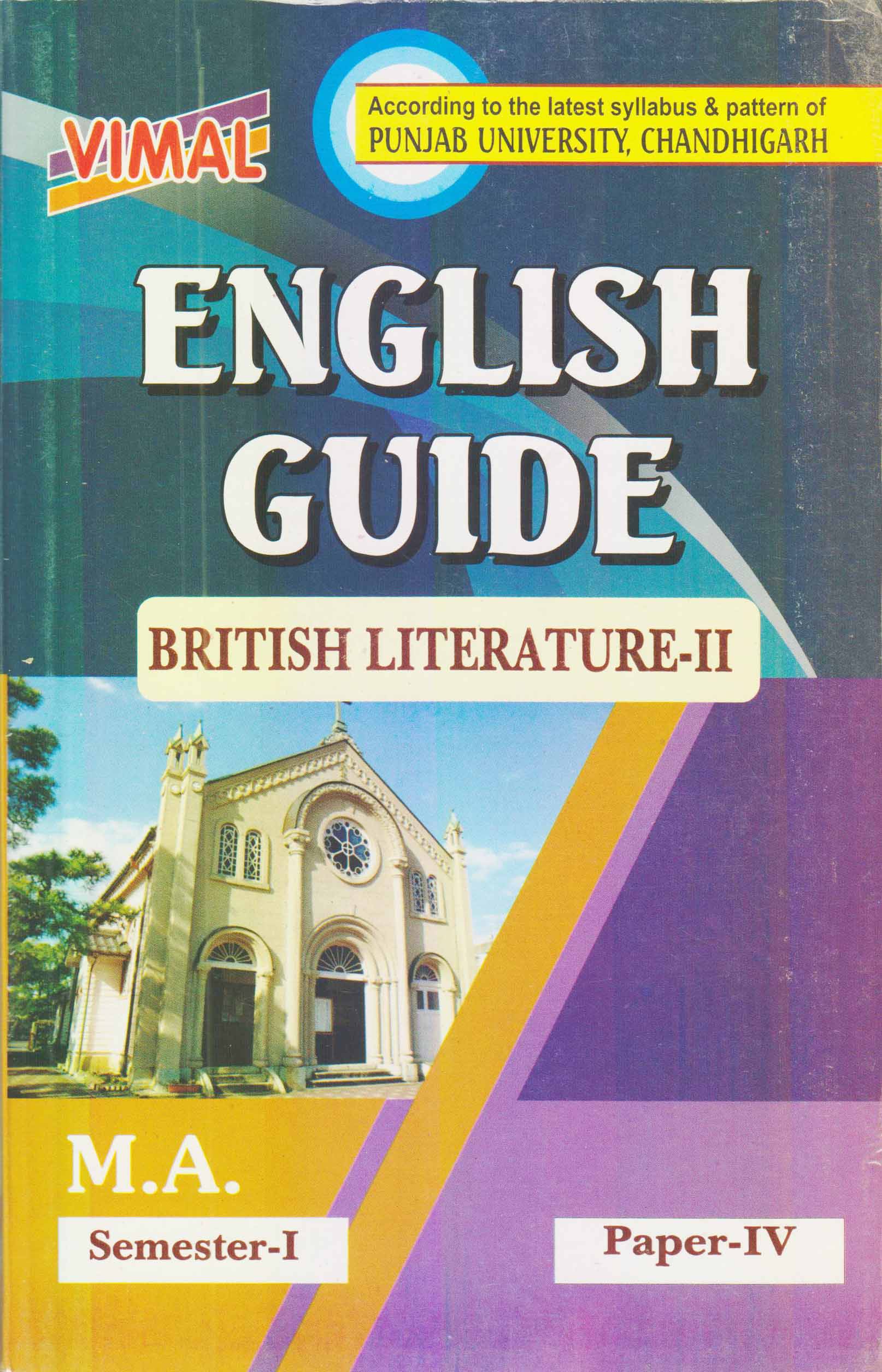 Vimal English Guide British Literature-II for M.A. Sem. 1, (Paper IV) New Edition