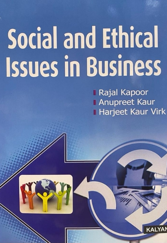 Kalyani Social and Ethical Issues for BBA, 6th Sem., (P.U.) by Rajal Kapoor 2022