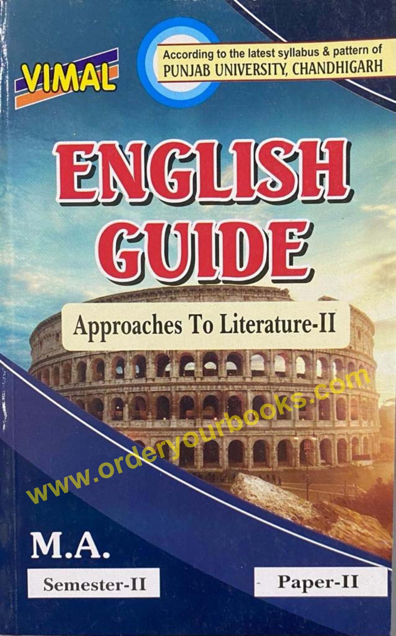 Vimal English Guide Approaches to Literature-2 for M.A. Sem. 2, (Paper 2) Edition 2022
