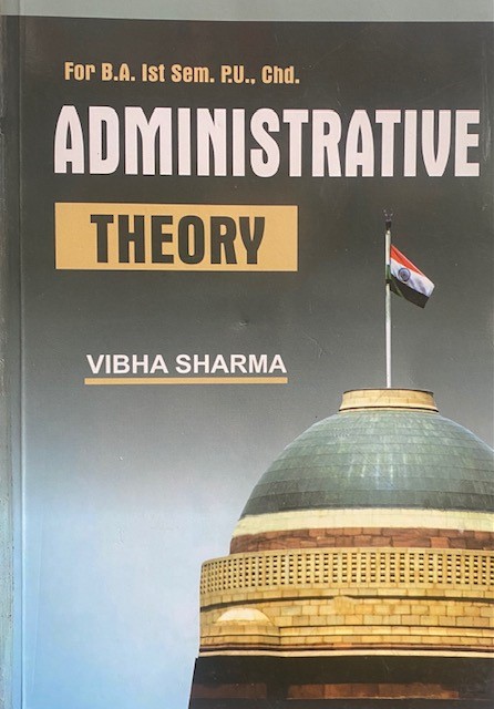 Crown books Administrative Theory for Sem.1 by Vibha Sharma Edition 2023