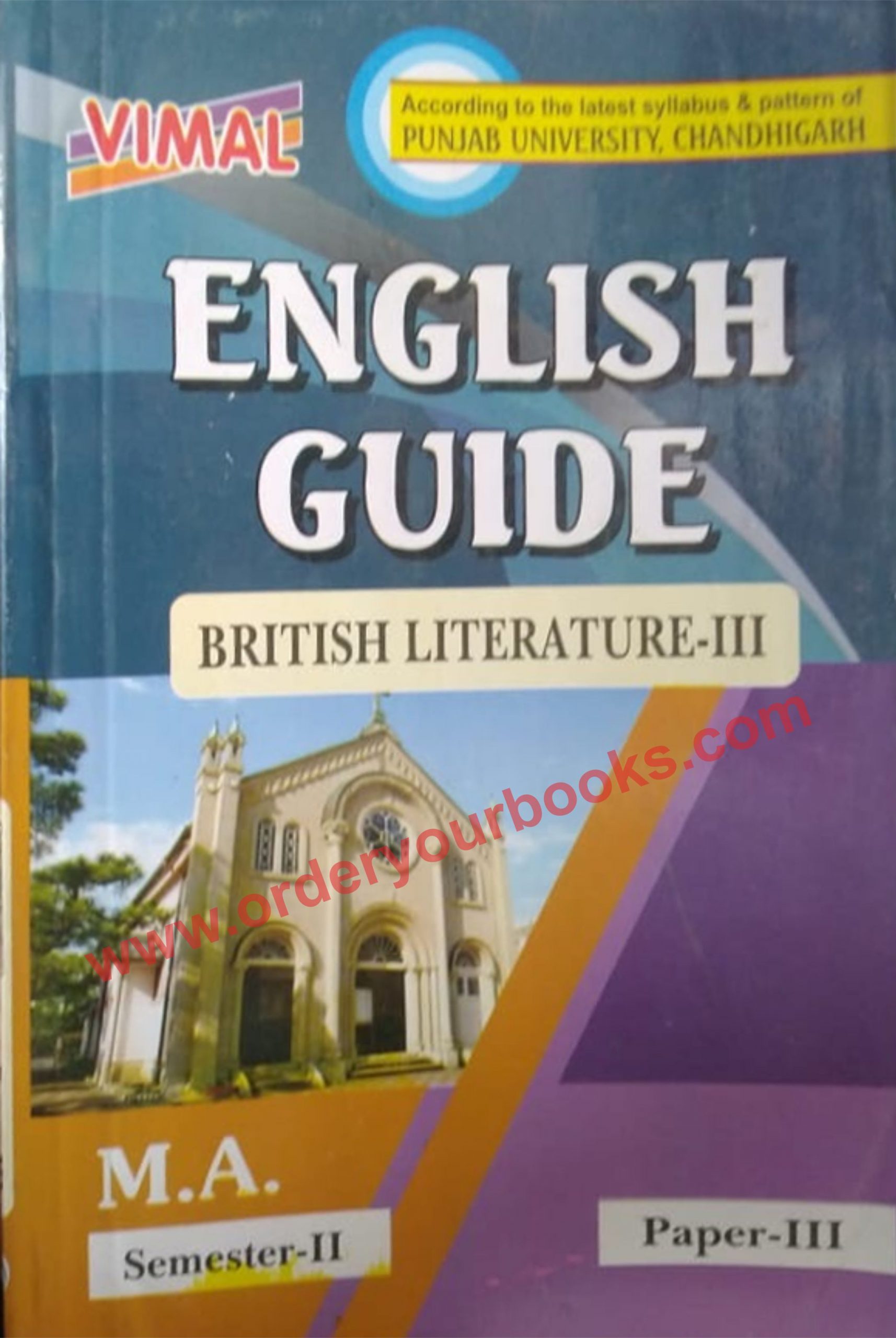 Vimal English Guide British Literature-3 for M.A. Sem. 2, (Paper 3) Edition 2022