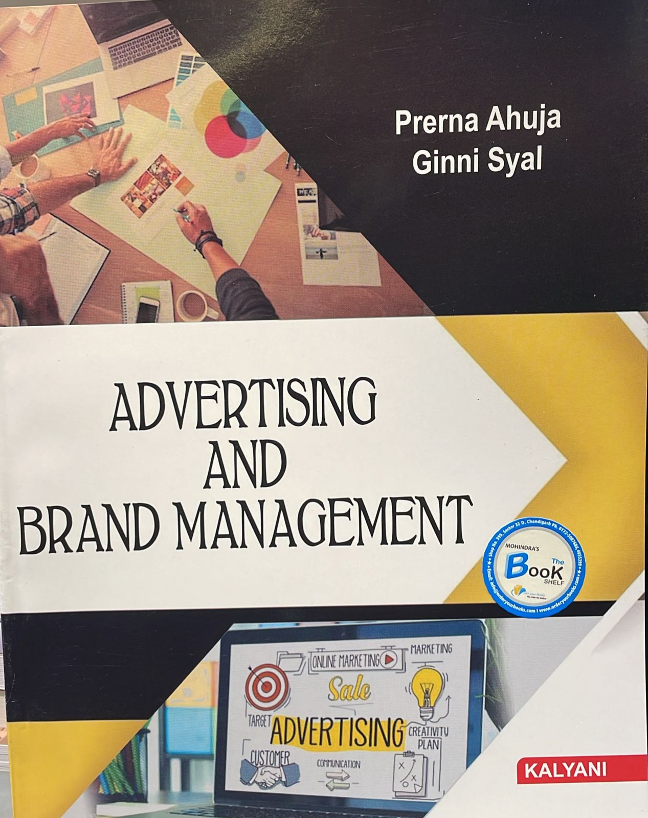 Kalyani Advertising and brand management By Ginni Syal and Prerna Ahuja for Bcom sem 3 hons and BBA 6 sem latest edition