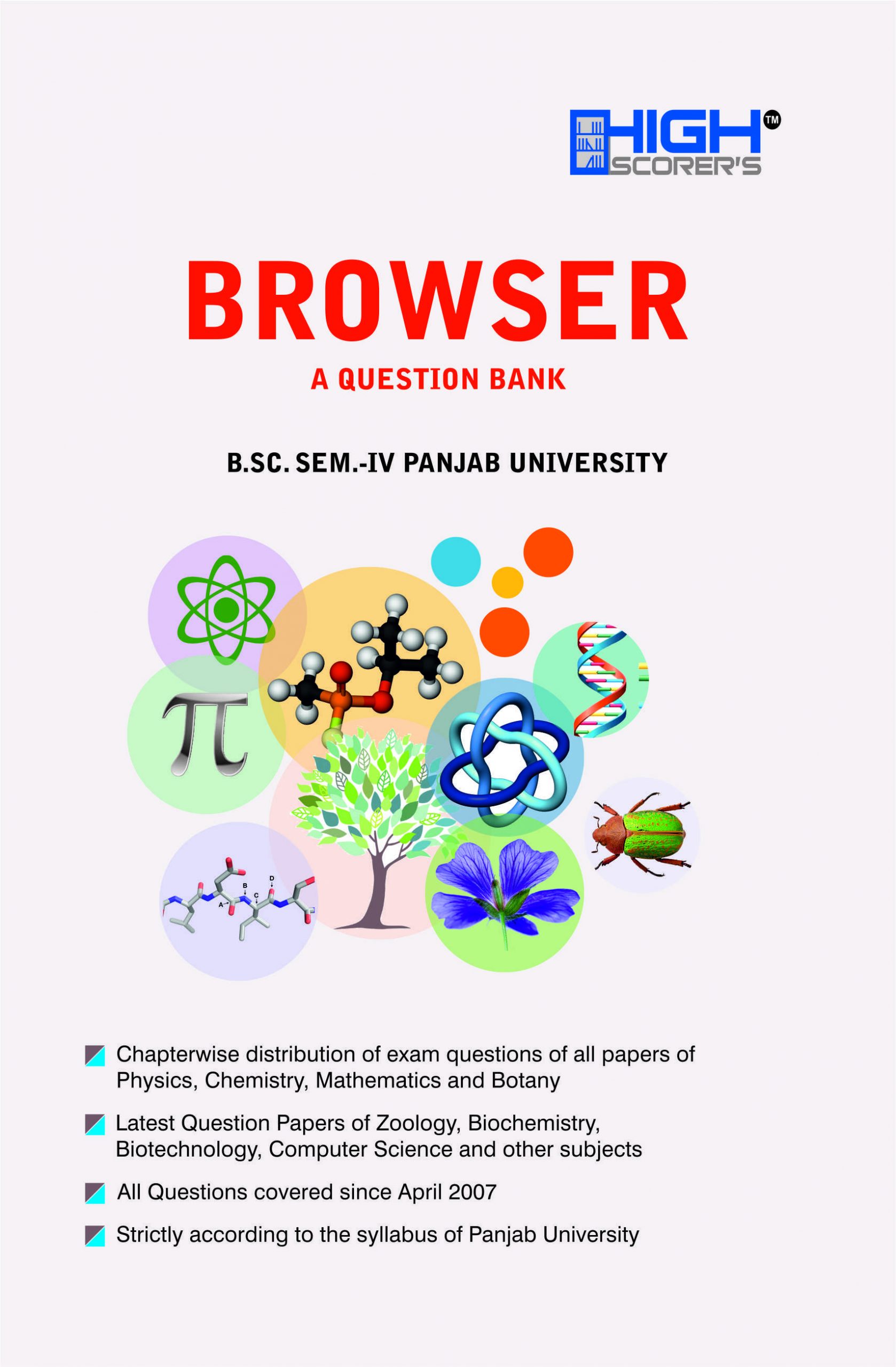 High Scorer’s Browser (A Question Bank) for B.Sc. Semester-IV (Mohindra Publishing House) Edition 2020 for Panjab University