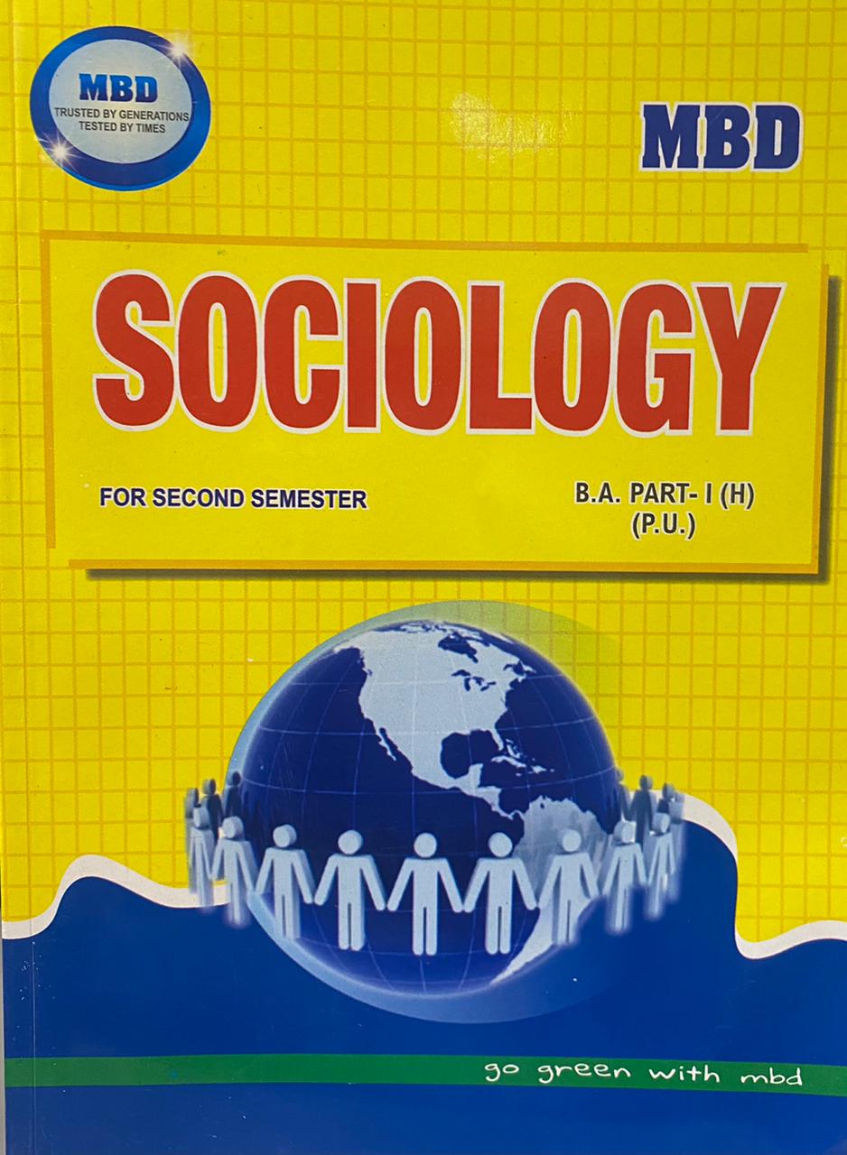 MBD Sociology in Punjabi for B.A. 2nd Sem. by Dinesh Gakhar (P.U.)