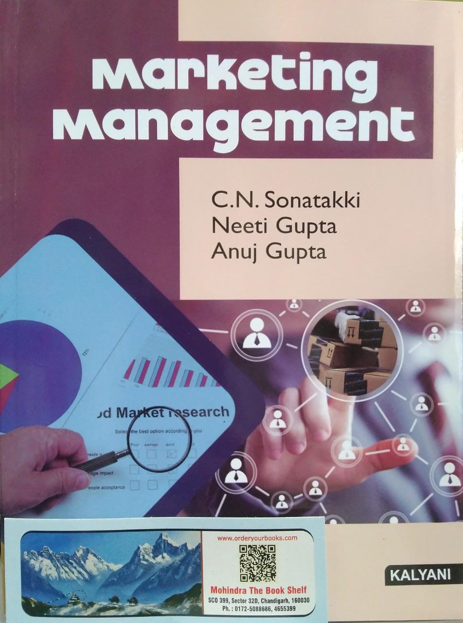 Kalyani Marketing Management for B.Com, 4th Sem., (P.U.) by C.N. Sonatakki
