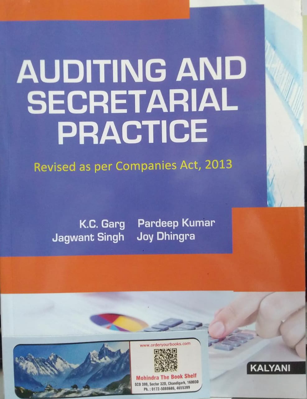 Kalyani Auditing and Secretarial Practice for B.Com, 4th Sem., (P.U.) by K.C. Garg