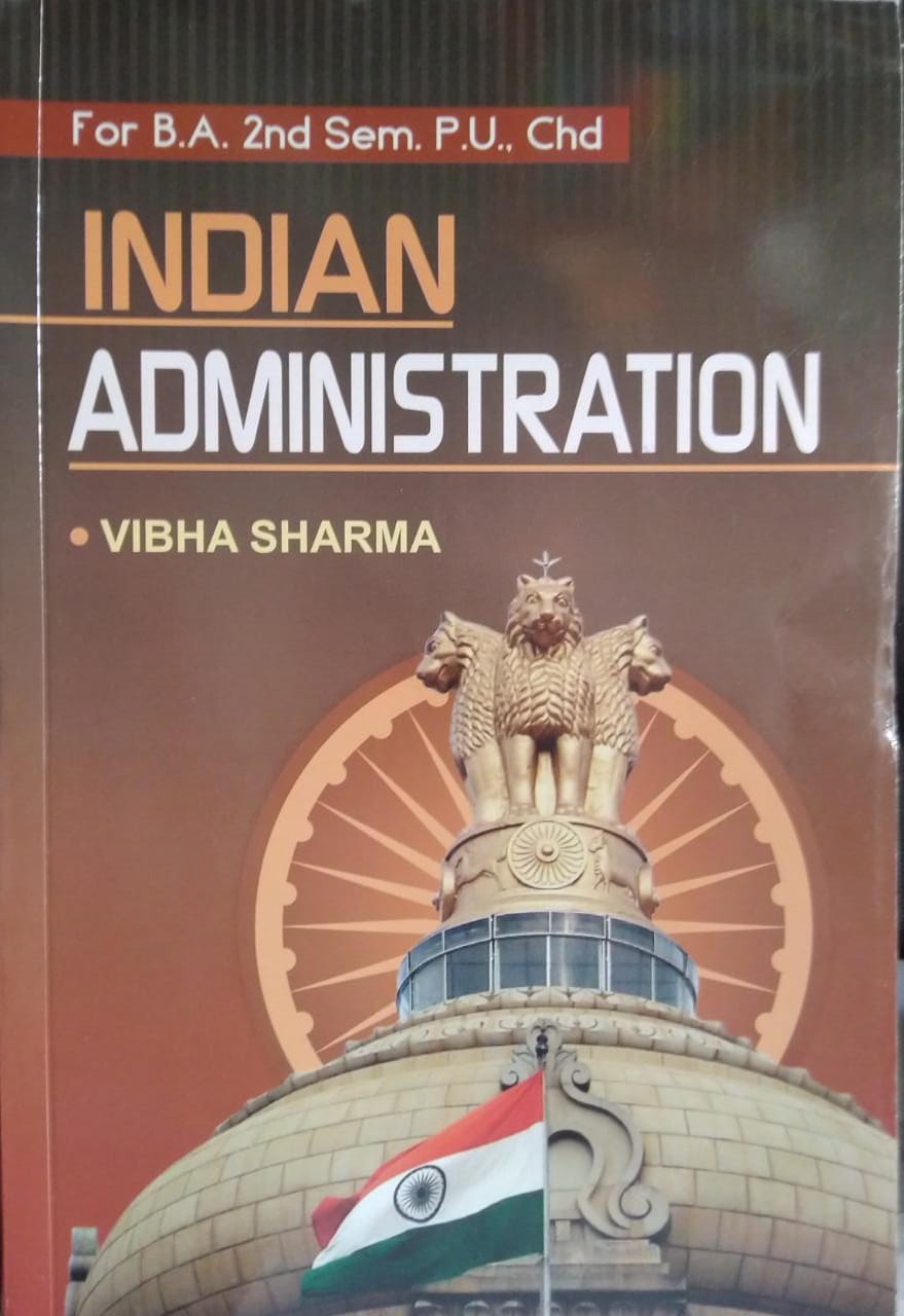 Indian Administration for B.A. Sem. 2 (P.U.) by Vibha Sharma Edition 2024