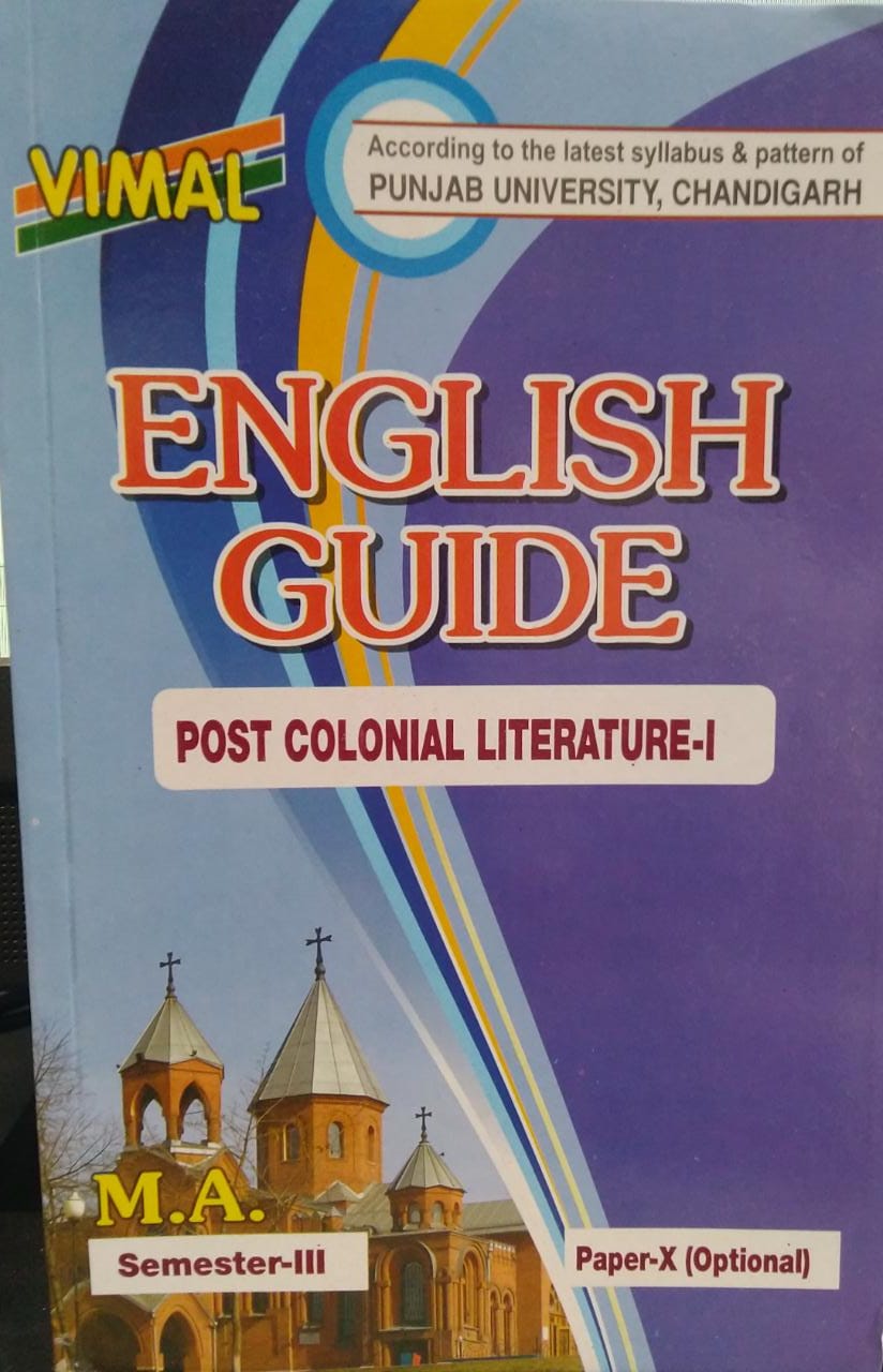 Vimal English Guide Post Colonial Literature-I for M.A. Sem. 3, Paper X (Optional) New Edition