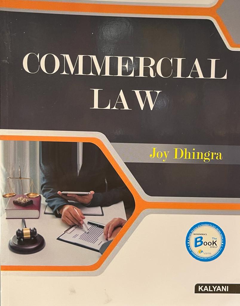 Kalyani Commercial Law, for B.Com. Sem. 1st P.U. (Joy Dhingra) Edition 2023