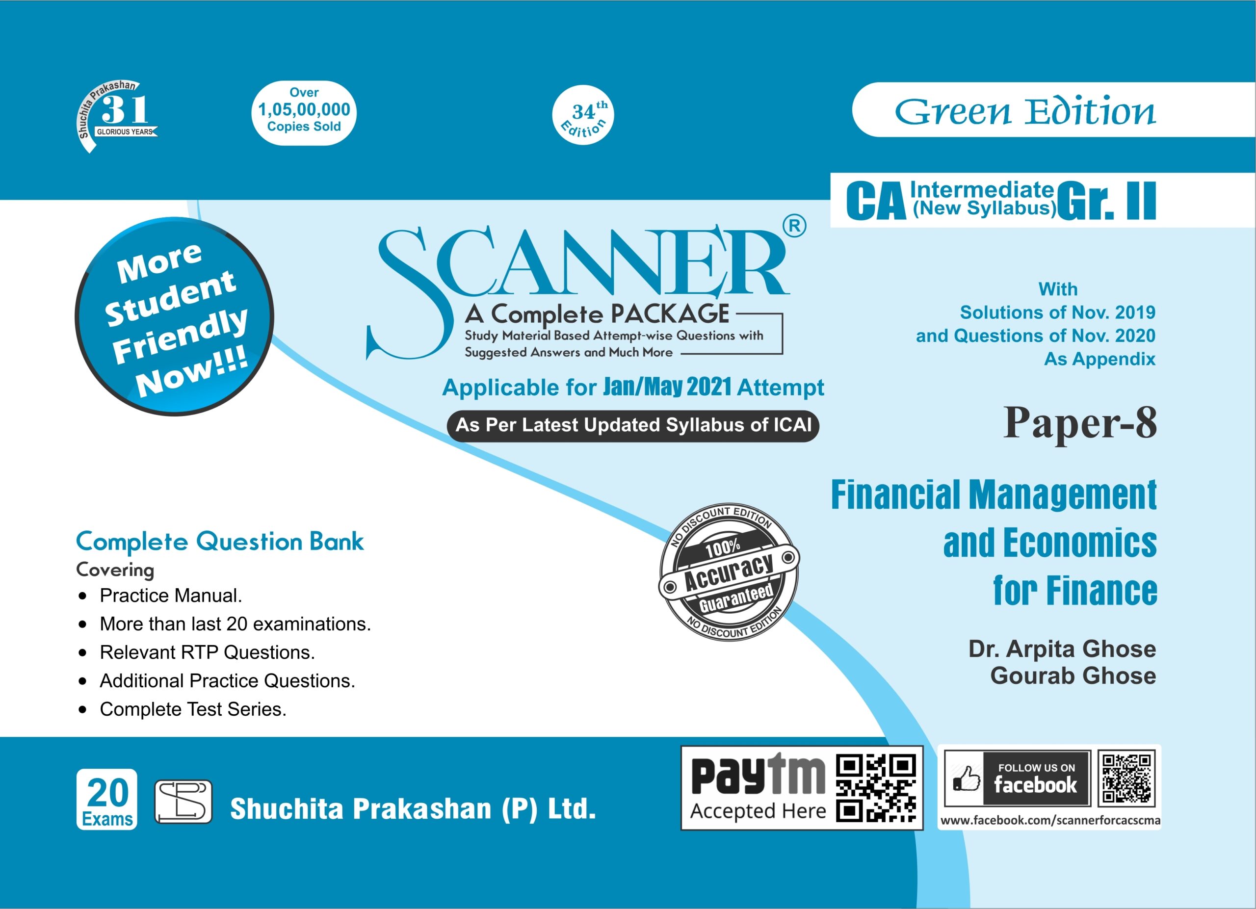 Shuchita CA Inter Group II Paper-8 Solved Scanner Financial Management and Economics for Finance for 2023 TTEMPT
