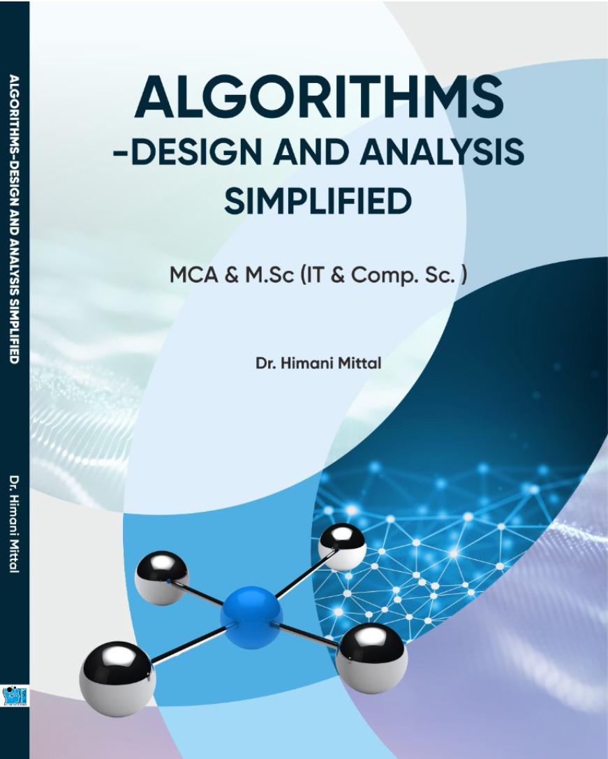 MPH Algorithms – Design and Analysis Simplified  for MCA and Msc (IT and Computer science) edition 2024